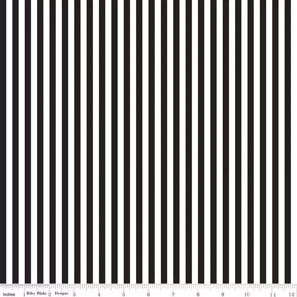 1/4" Stripe - Black