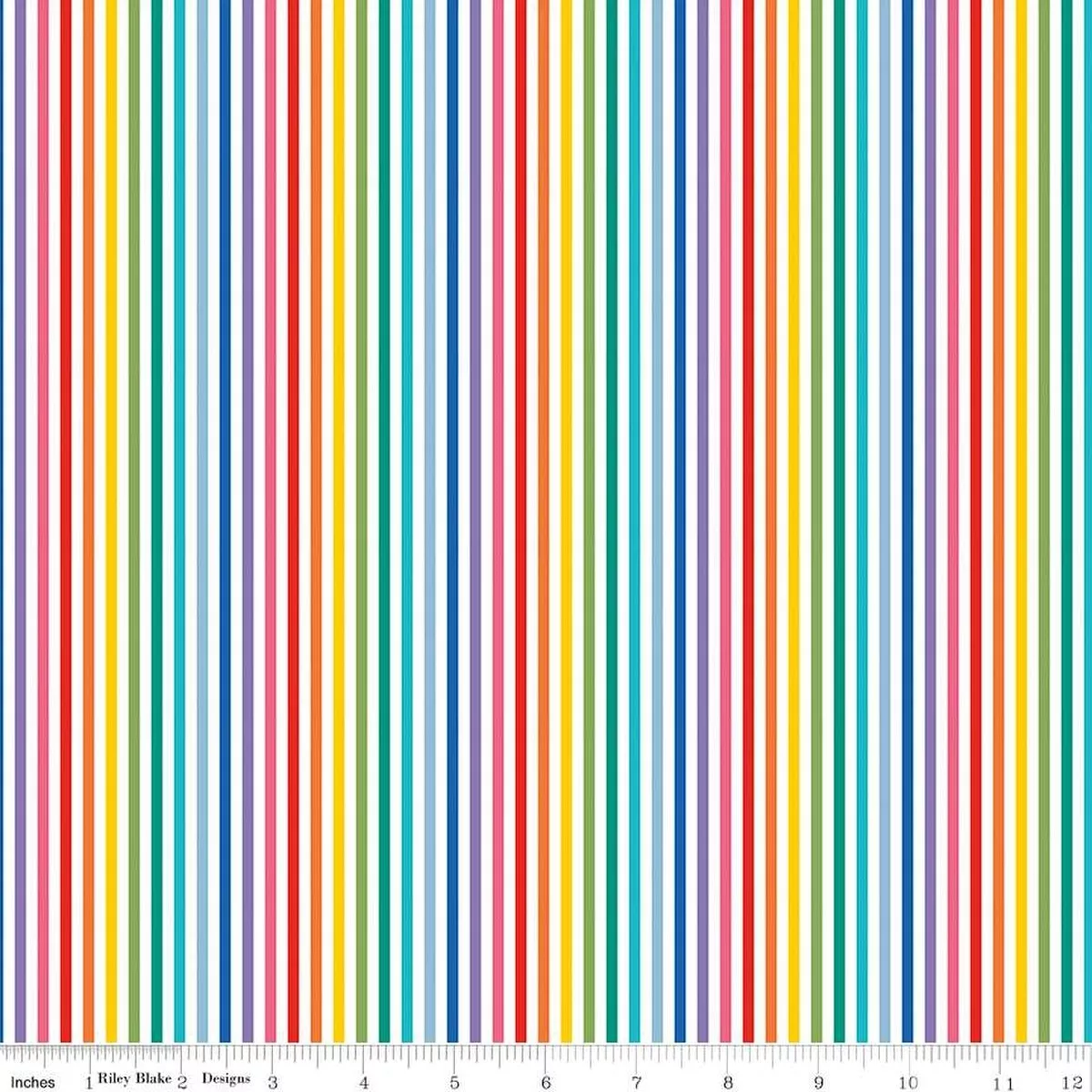 1/8" Stripe - Rainbow
