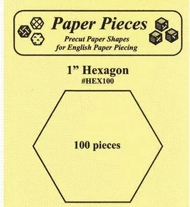 1" Hexagon Papers (100ct)