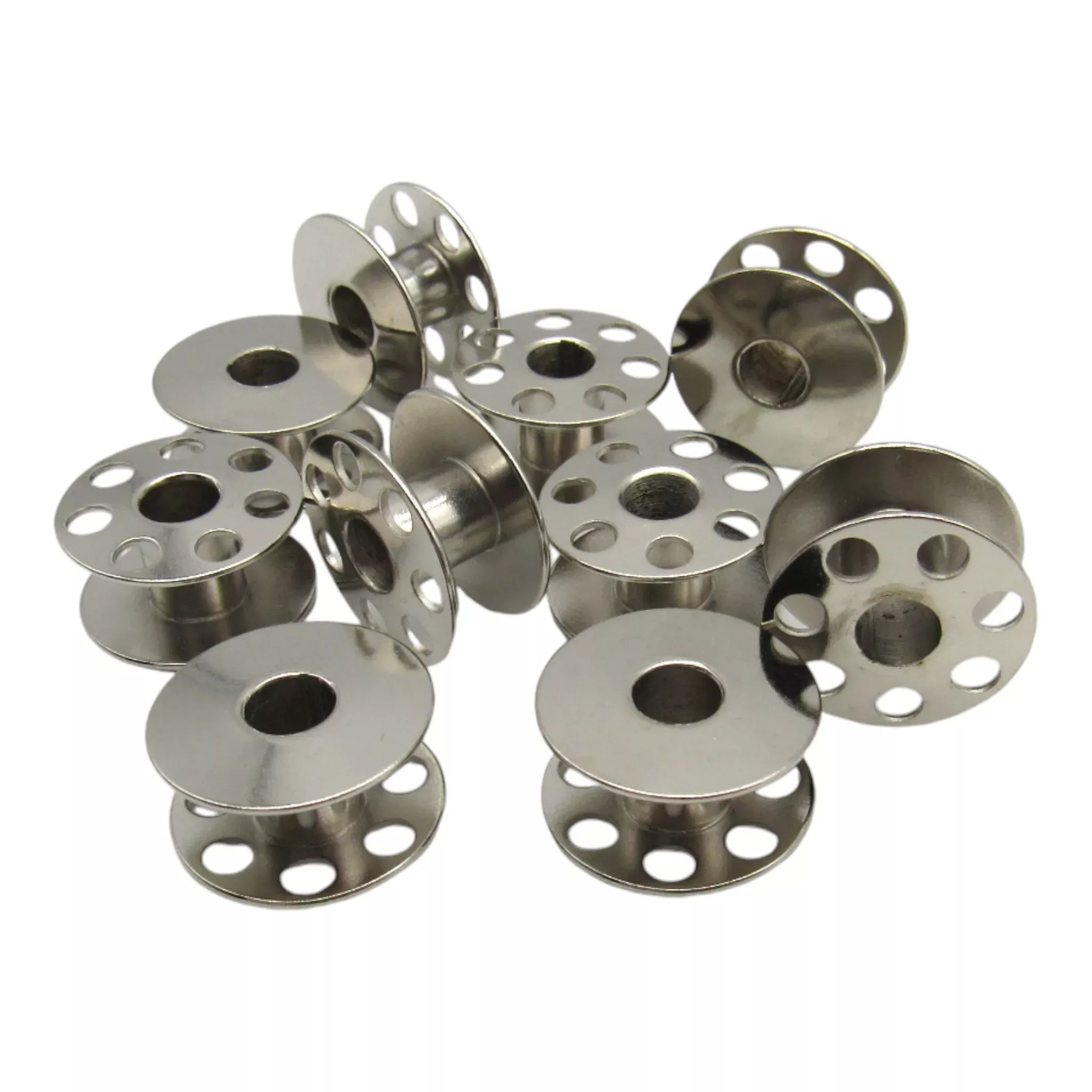 10 Metal Bobbins for Elna Model 722010