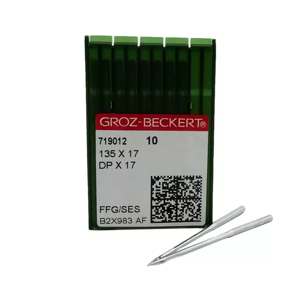 10 Pk. Groz-Beckert 135X17 FFG/SES Ball-Point Walking Foot Sewing Machine Needle