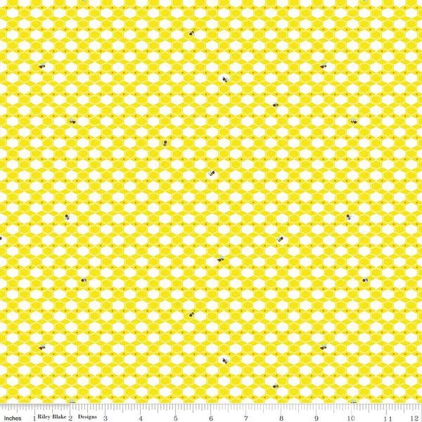 100 Aker Woods: Honey Hex in Yellow