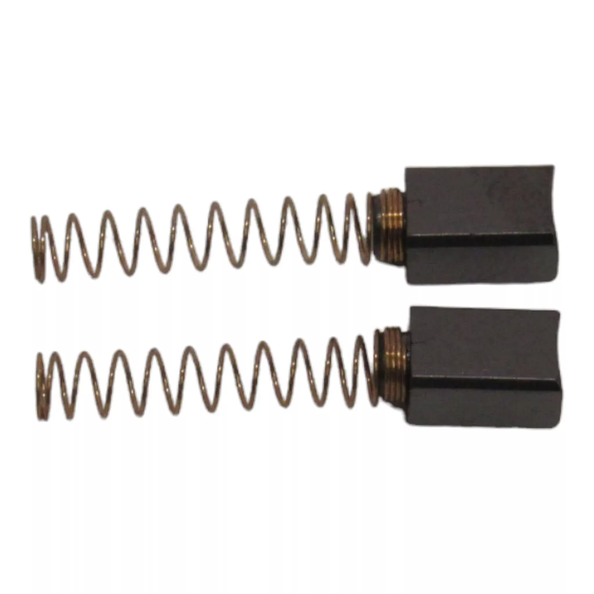 (2) Carbon Brushes with Springs 4.8 mm x 5.8 mm x 11 mm - Part # YM4014-P