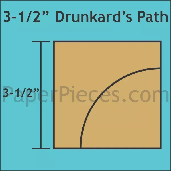 3.5" Drunkard's Path Small Pack