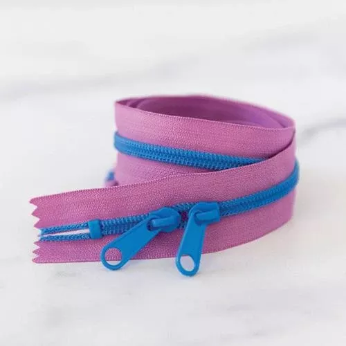 30" Zipper Blueberry