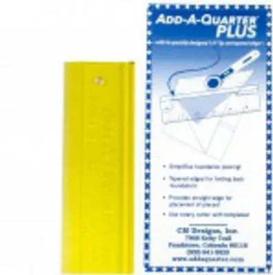 Add-A-Quarter Plus 6" Ruler