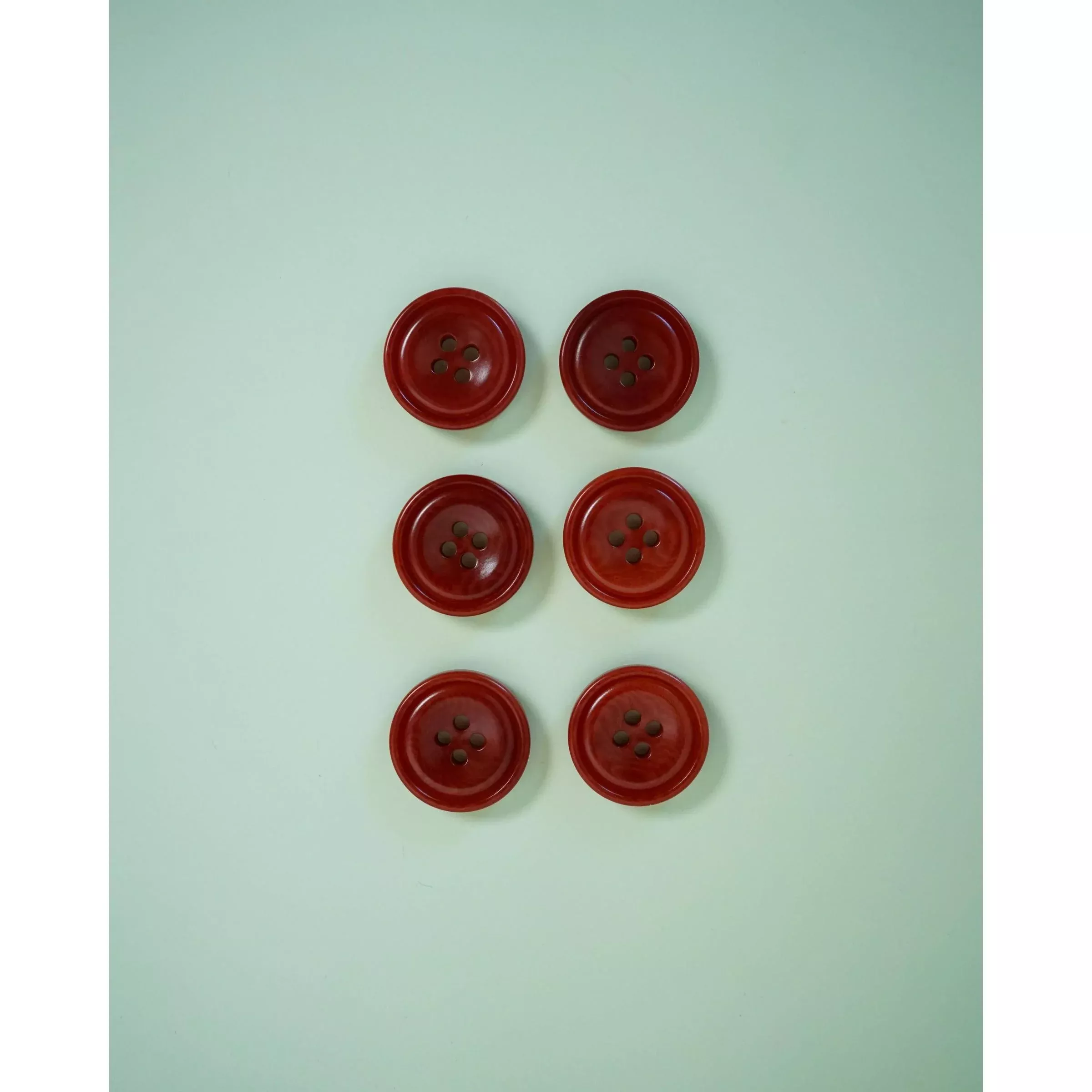Amber 3/4" Corozo Nut Buttons