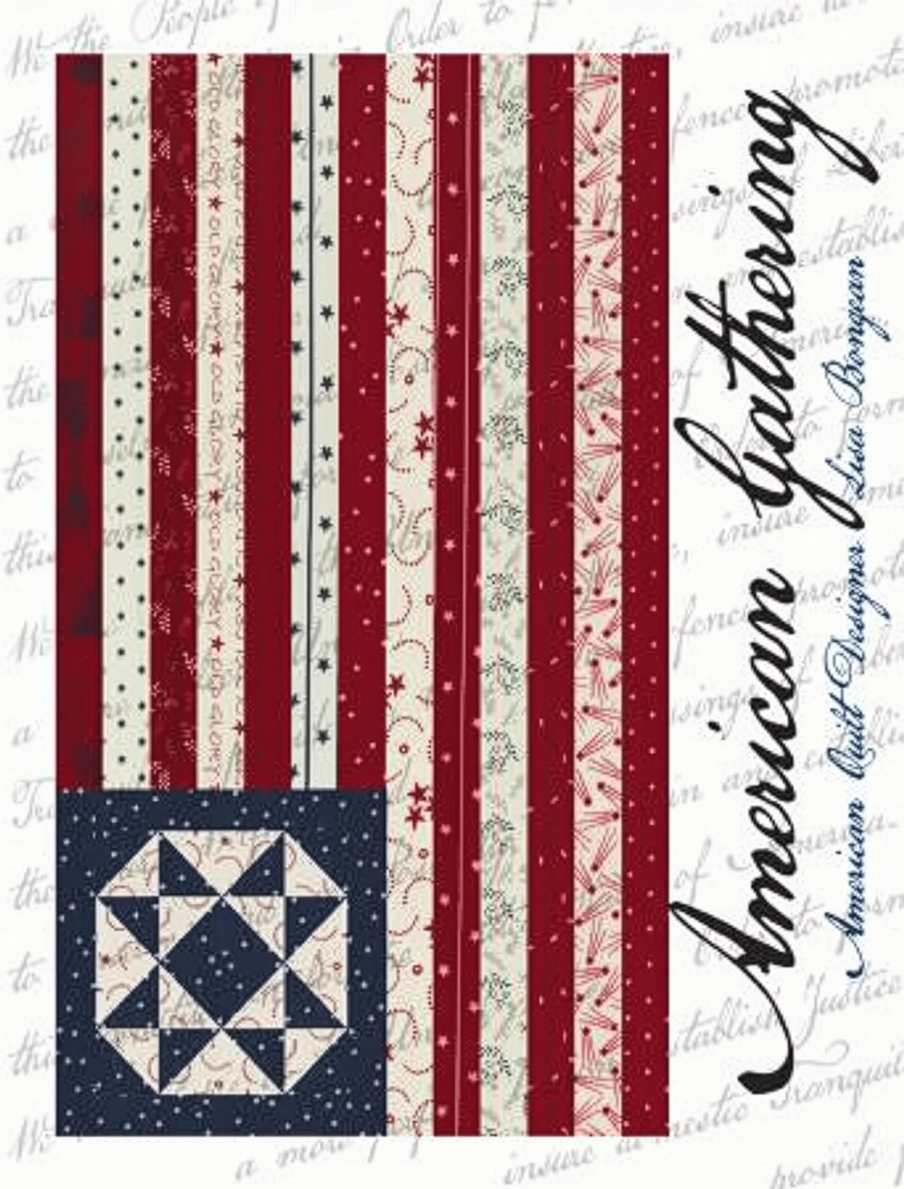 American Gathering Quilt Book by Lisa Bongean for Primitive Gatherings