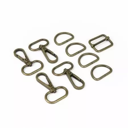 Antique Brass Casey Hardware Kit