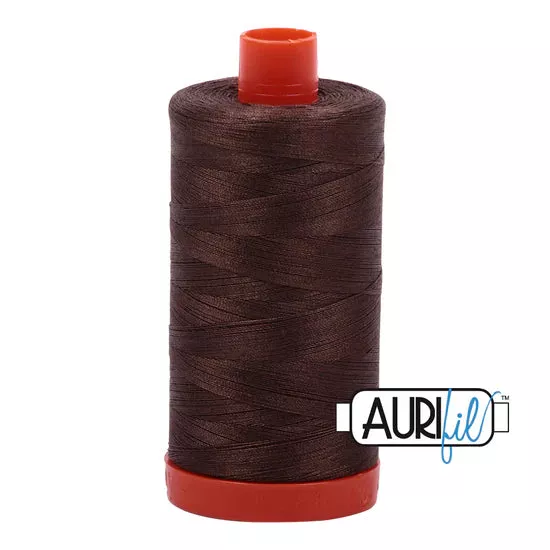 Aurifil 50 Wt Cotton Thread Bark 1140