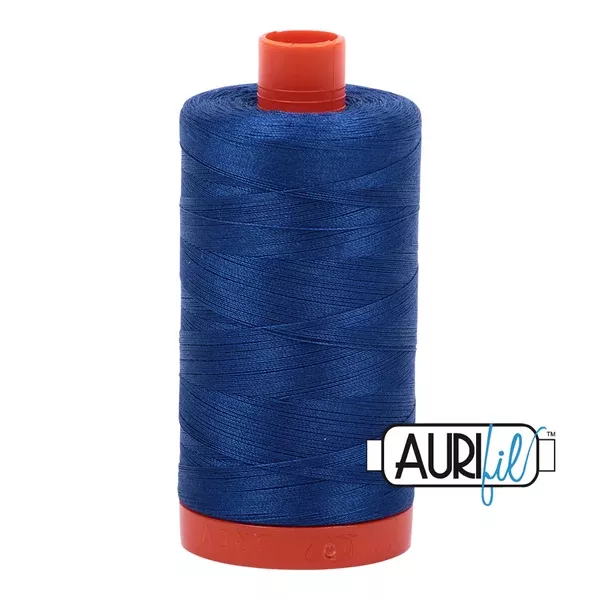 Aurifil 50 Wt Cotton Thread Blue Suede 2740