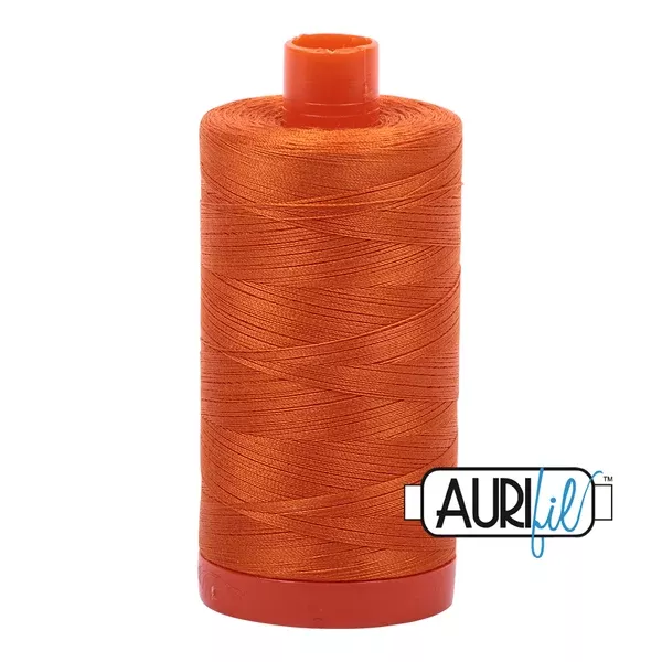 Aurifil 50 Wt Cotton Thread Pumpkin 2150