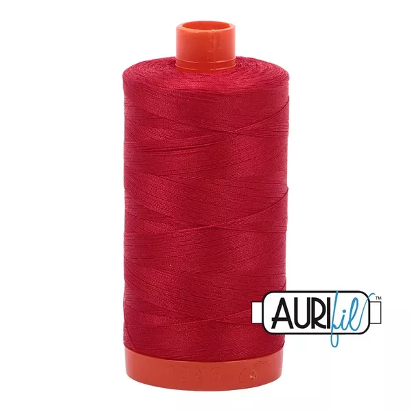 Aurifil 50 Wt Cotton Thread Red 2250