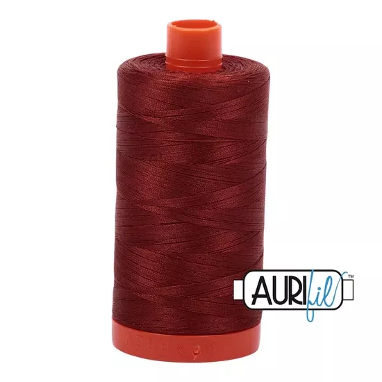 Aurifil 50 Wt Cotton Thread Rust 2355