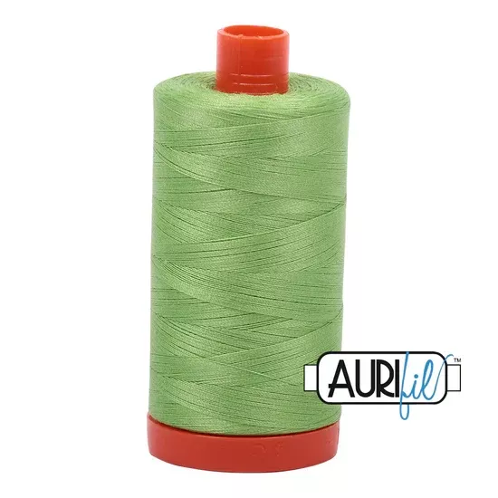 Aurifil 50 Wt Cotton Thread Shining Green 5017