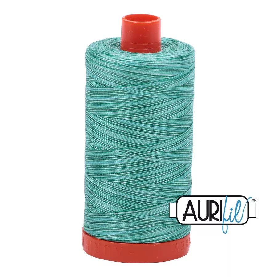 AURIFIL - Mako VARIEGATED - 4662 Creme de Menthe