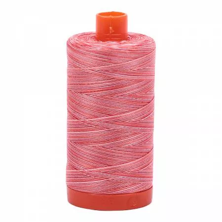 AURIFIL - Mako VARIEGATED - 4668 Strawberry Parfait