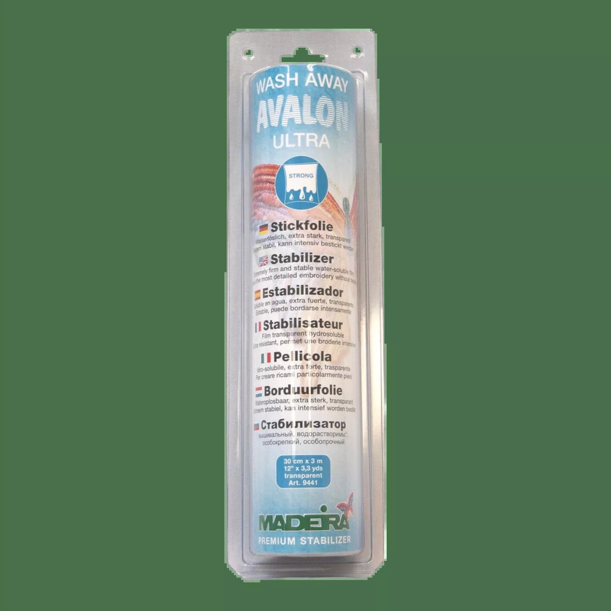Avalon ULTRA Wash Away Stabiliser
