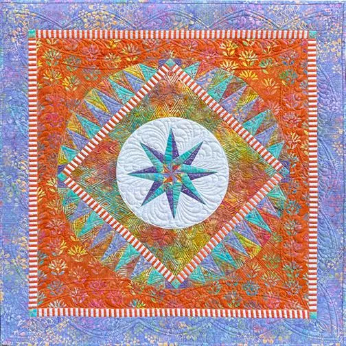 Awesome Orange Quilt Kit by Jacqueline DeJonge