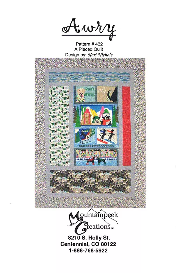 Awry - Quilt Pattern #432 by Mountainpeek Creations™ MPC