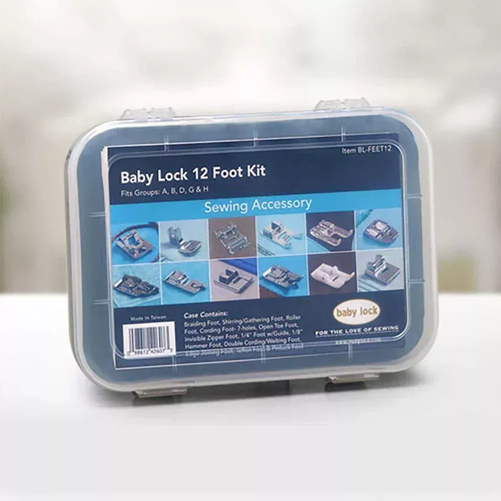 Baby Lock 12pc Sewing Foot Kit, #BL-FEET12