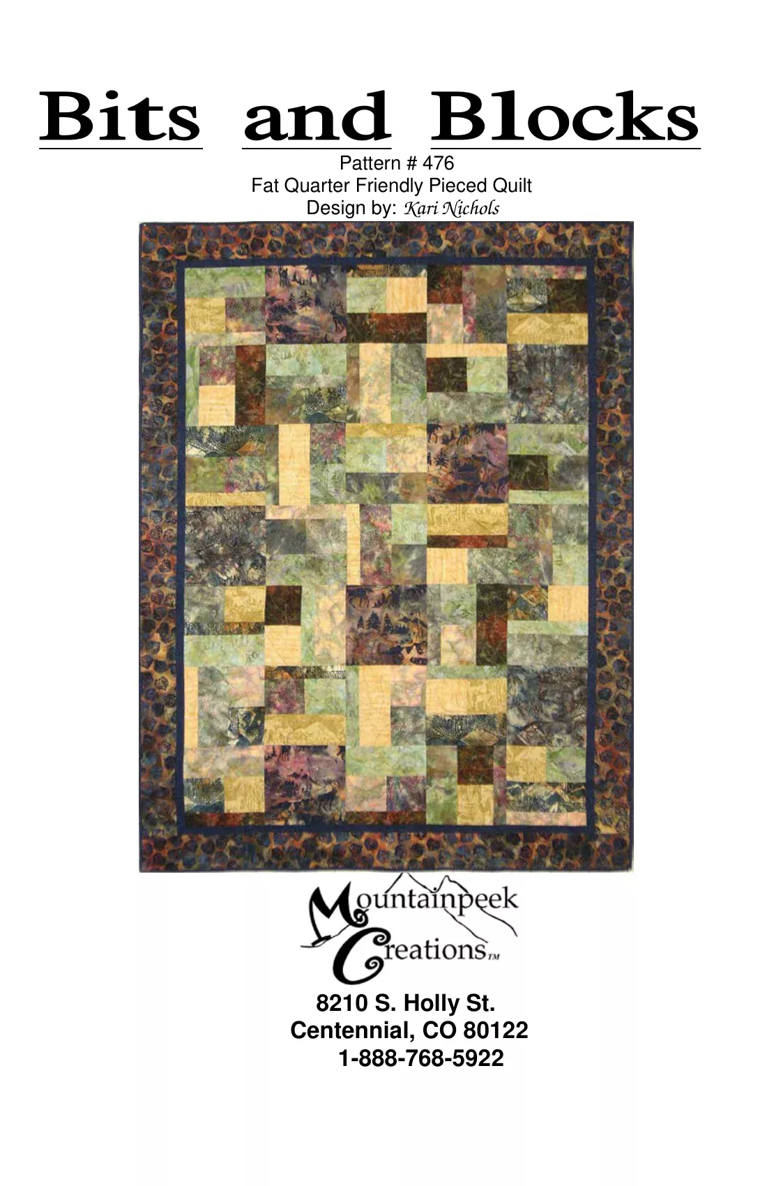 Bits and Blocks - Quilt Pattern #476 by Mountainpeek Creations™ MPC