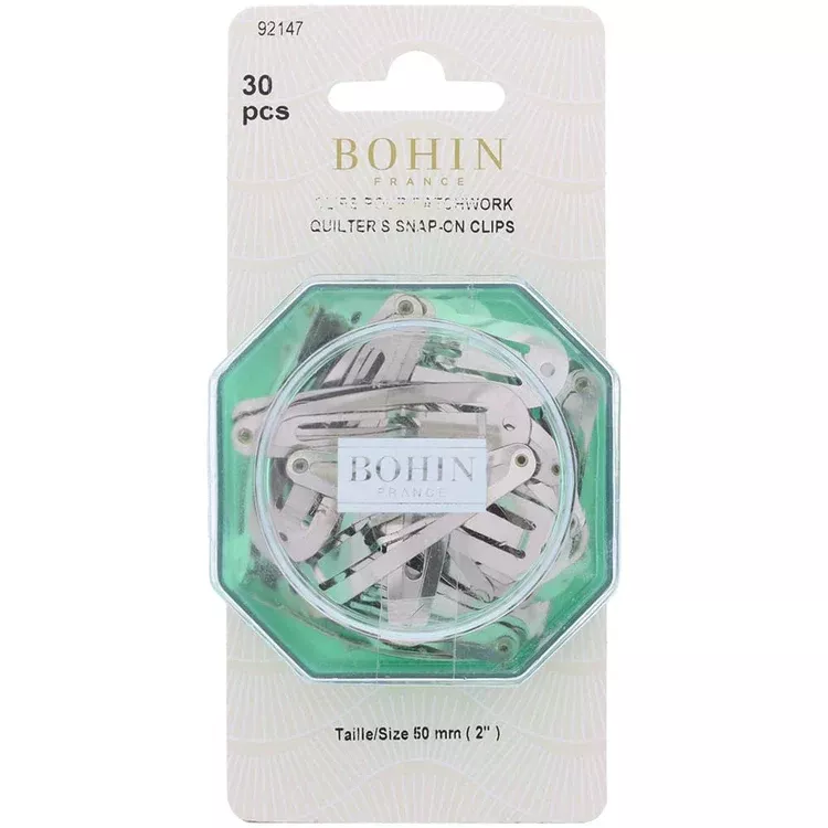 Bohin France Quilter's Snap-On Clips