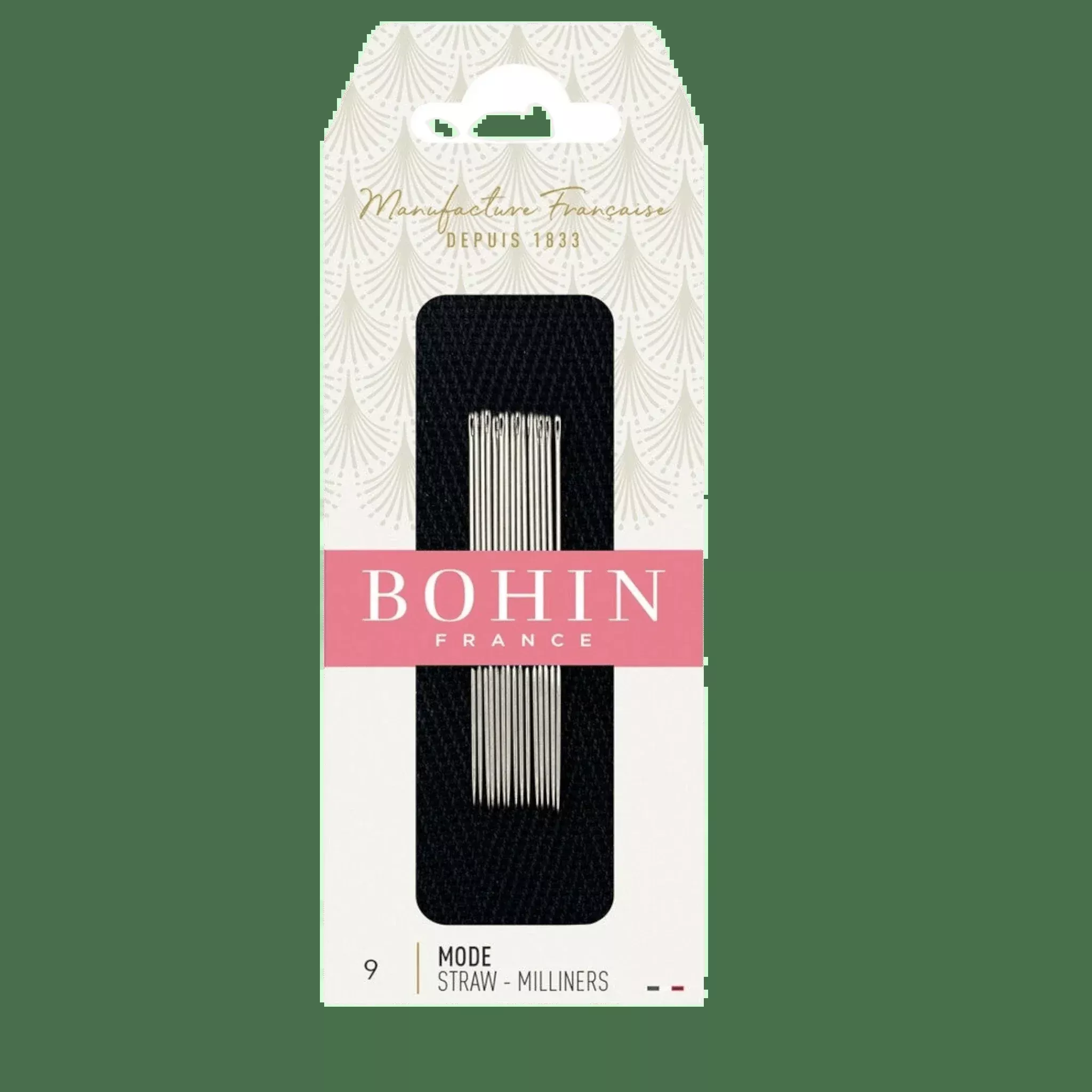 BOHIN MILLINER NEEDLE NO 9 (X 15 NEEDLES)