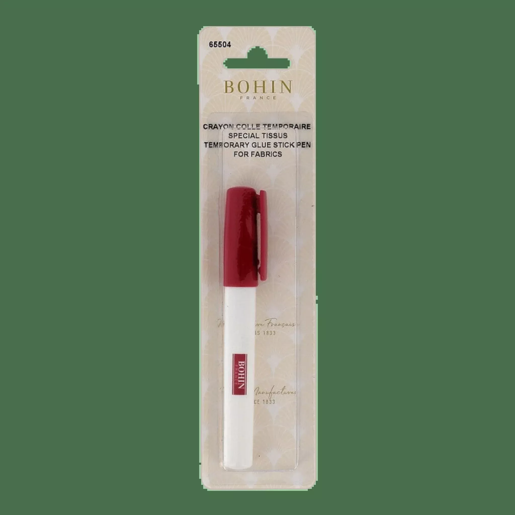 Bohin Temporary Glue Stick For Fabrics