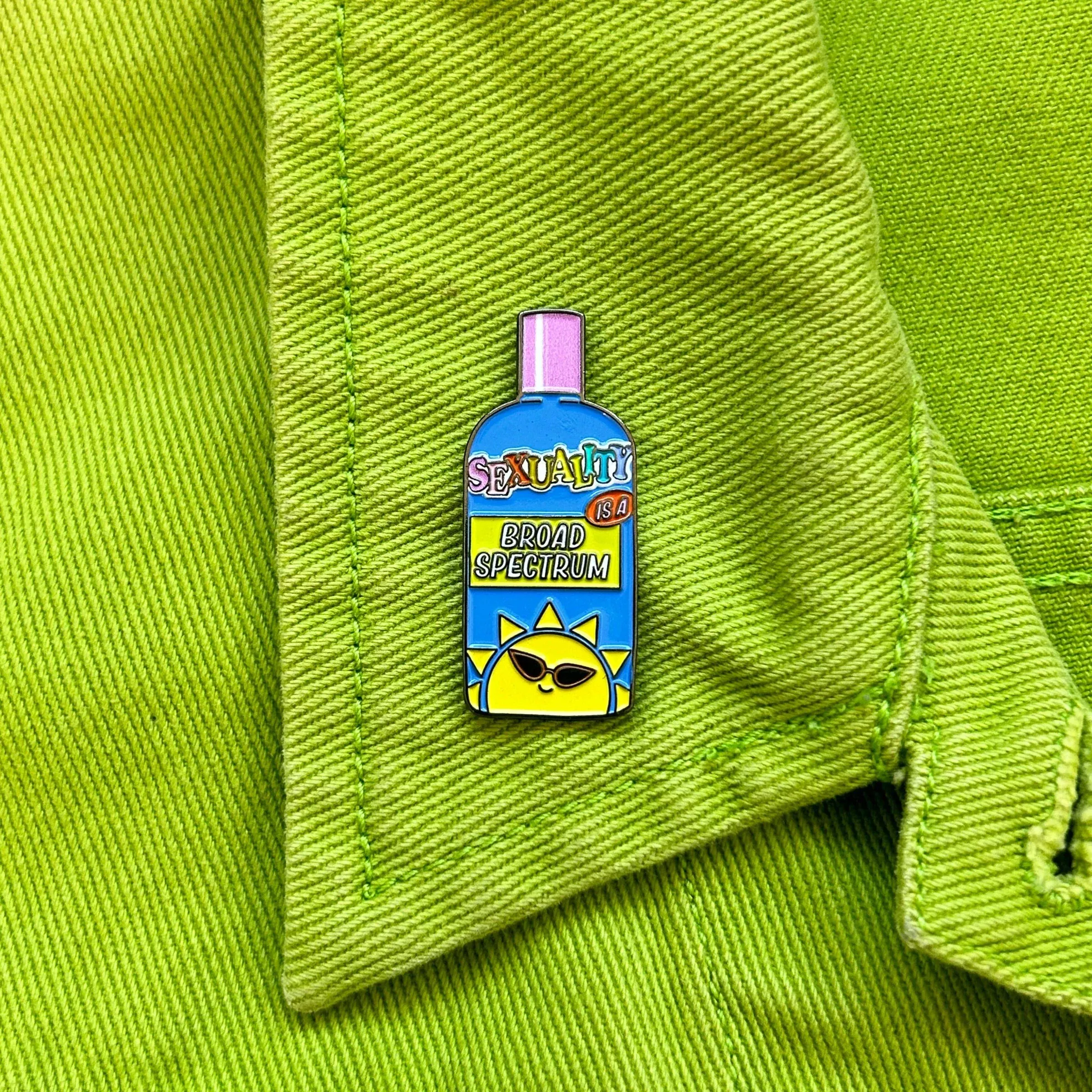 Broad Spectrum Enamel Pin