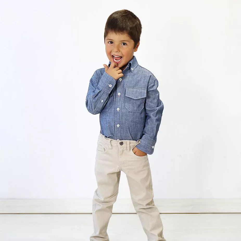 Buttoned-Up Button-Down Shirt Pattern - PDF DOWNLOAD