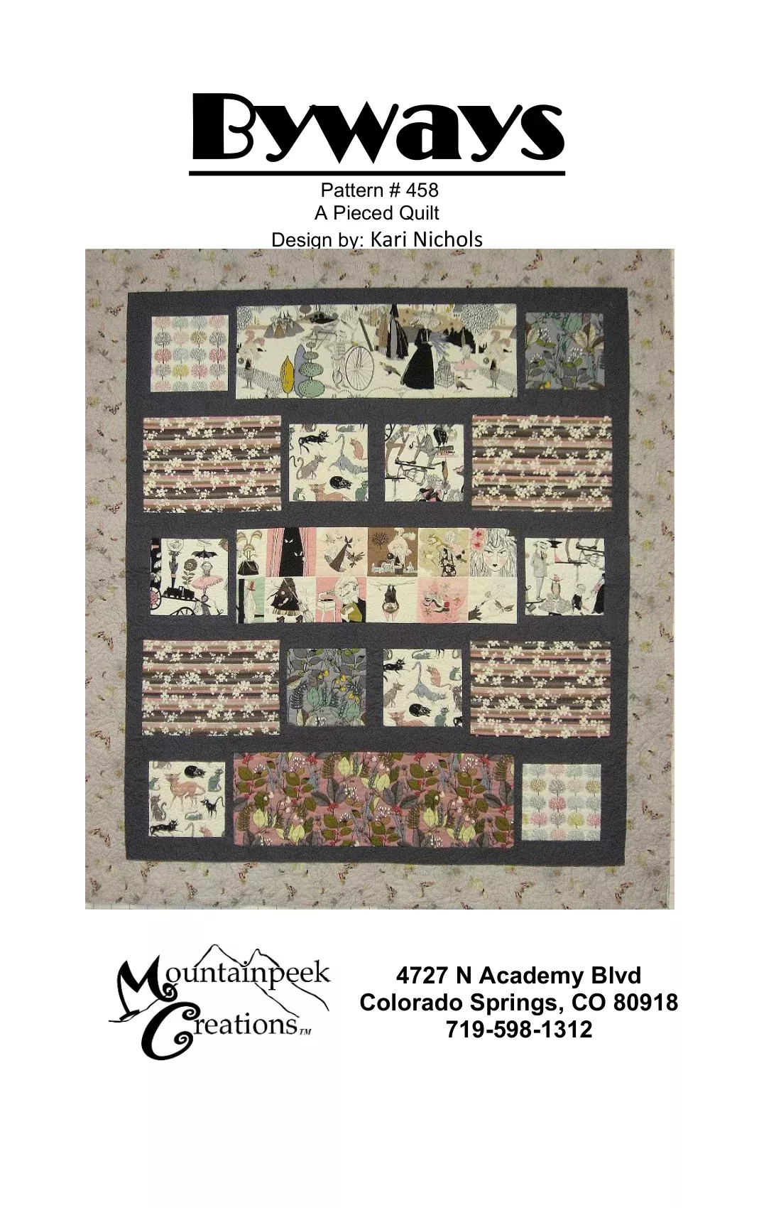 Byways - Quilt Pattern #458 by Mountainpeek Creations™ MPC
