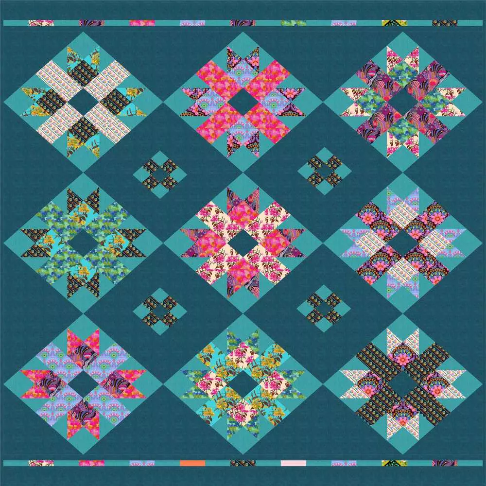 Cadbury Cream Paper Quilt Pattern by Cotton Street Commons
