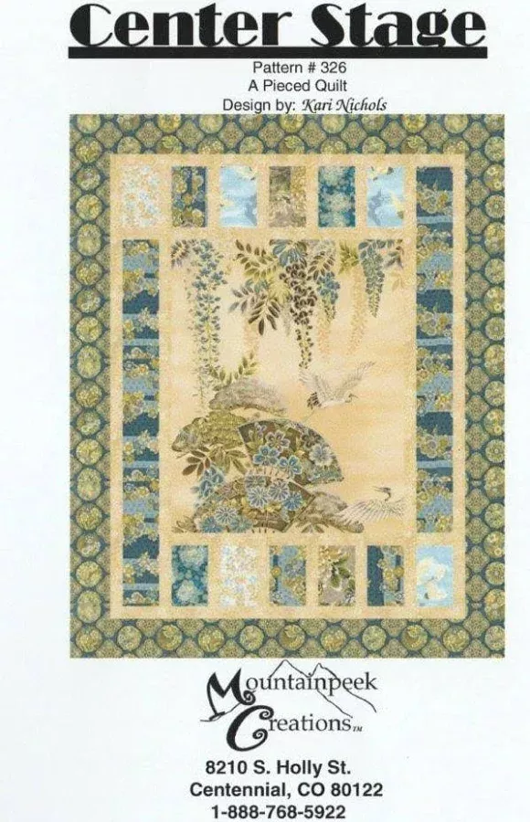 Center Stage - Quilt Pattern #326 by Mountainpeek Creations™ MPC