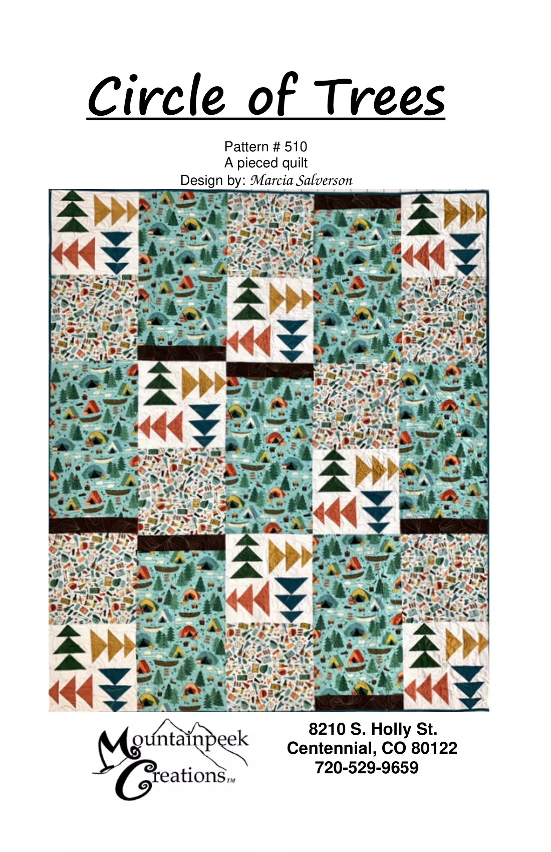 Circle of Trees - Quilt Pattern #510 by Mountainpeek Creations™ MPC