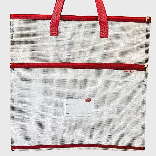 Clear Project Bag - Red