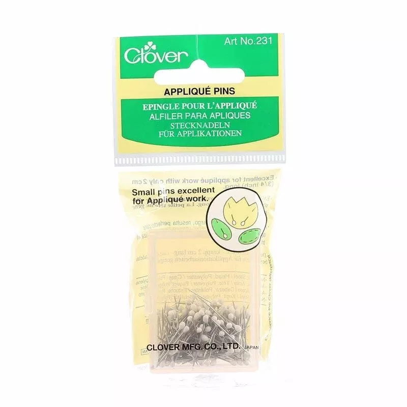 Clover Applique Pins Size12 3/4in 150 count