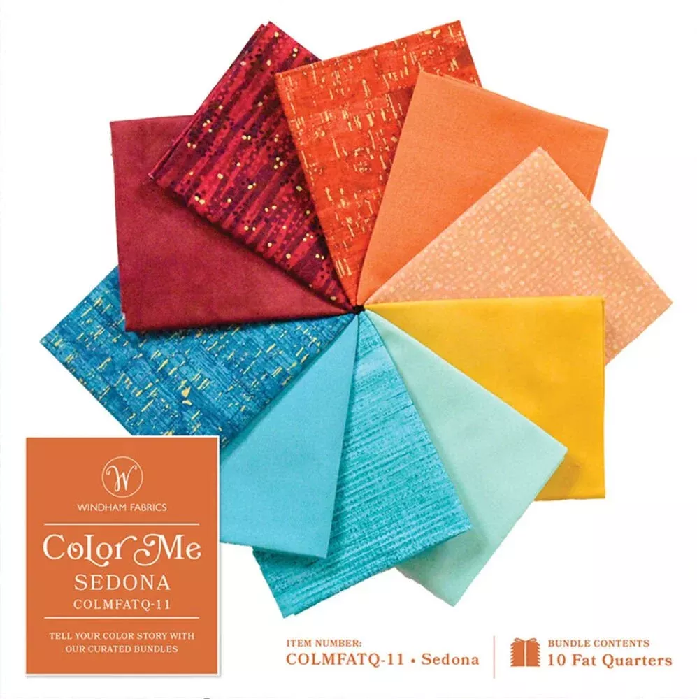 Color Me Fat Quarter Bundle – Sedona 10pcs