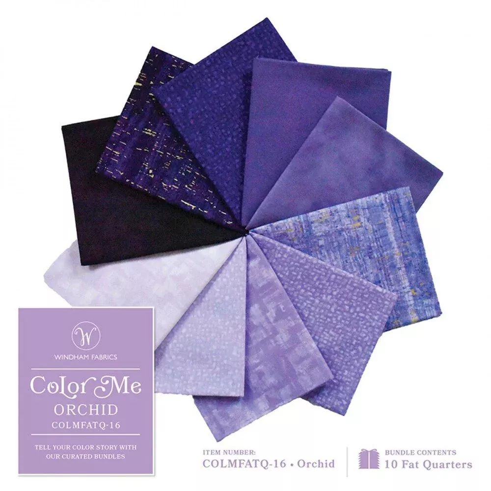 Colour Me FQ Bundle 10pc - Orchid