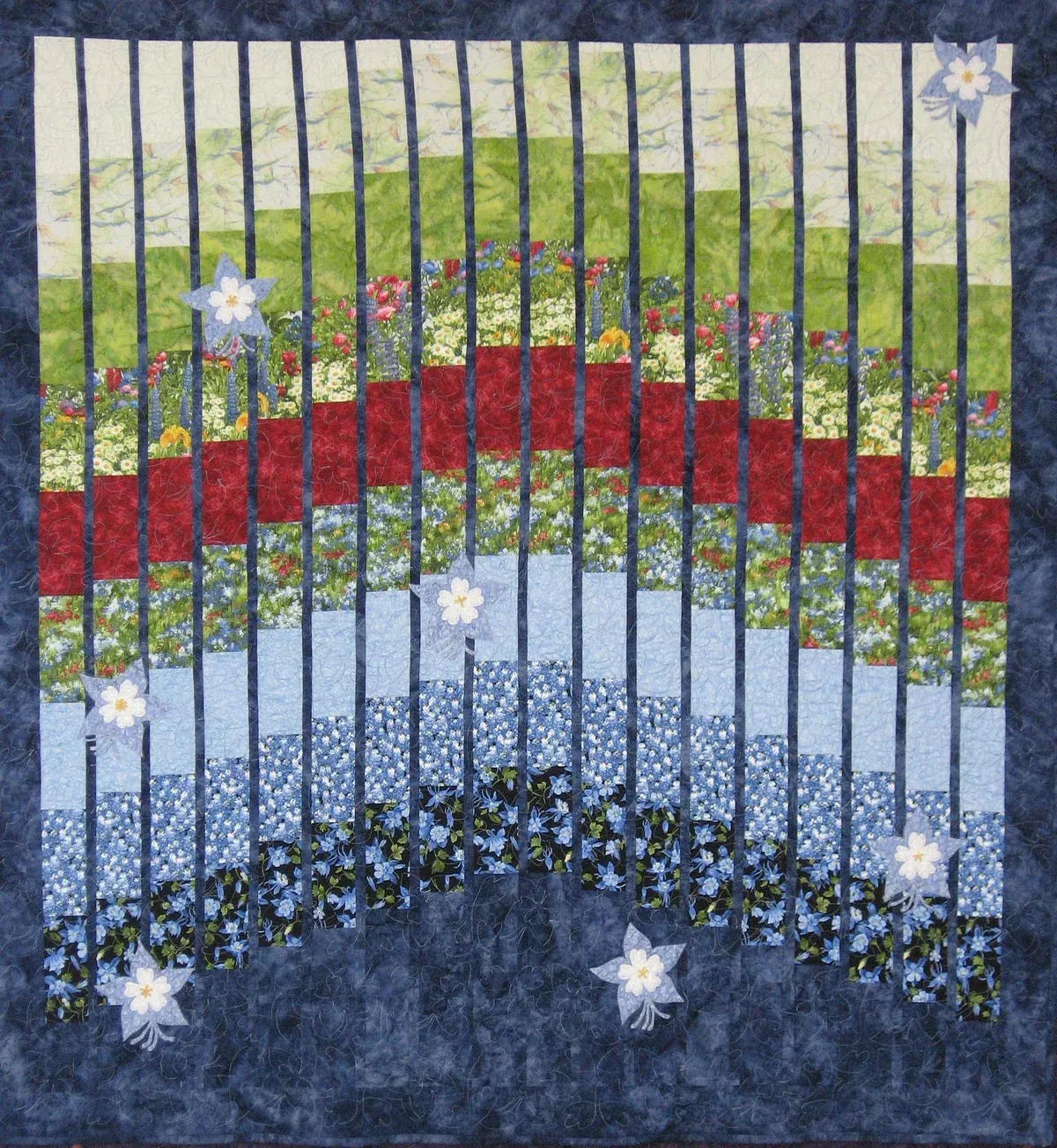 Columbine Garden - Quilt Pattern #323 by Mountainpeek Creations™ MPC