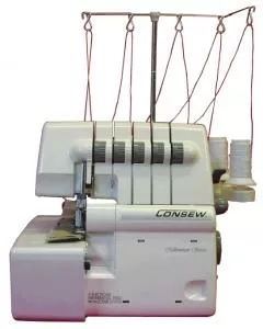 Consew 14TU-2345 Thread Freearm Serger, 7.7mm Wide Safety Straight Chain Stitch w/ Overlock, 4mm Wide 2 Needle CoverStitch (same Singer 14U557 Japan)