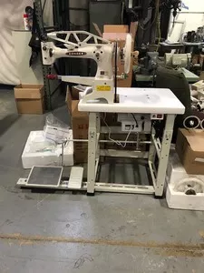 Consew Space Saver Pedestal Like Table, Stand, Legs, Servo Motor 110V for Your Cylinder Bed Arm, Machine Head Not Included, No Premade Cut Outs on Top