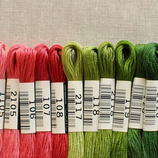 Cosmo : Embroidery Floss Palette : Berry Patch : 15 pcs