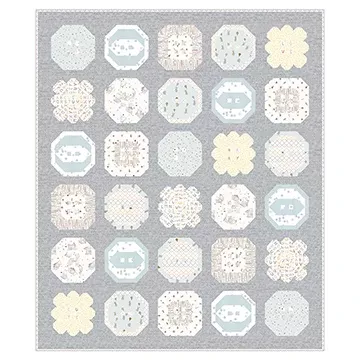 CUTE AS A BUTTON: Cotton-Tale Quilt Kit