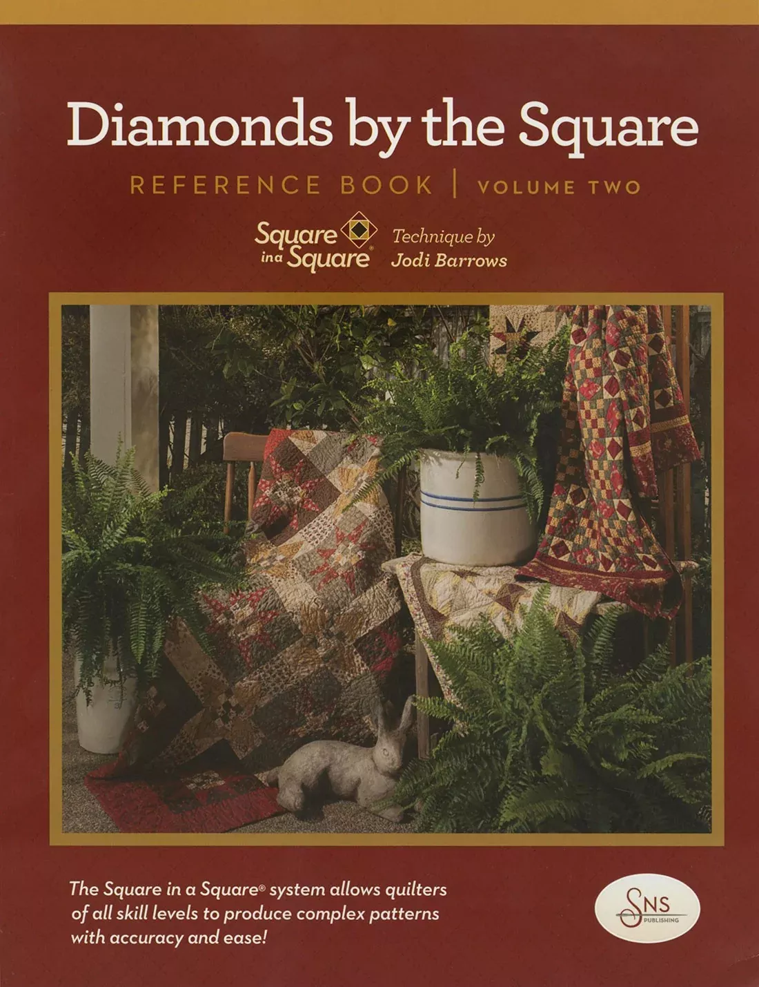 Diamonds By The Square Quilt Reference Book by Jodi Barrows for Square in a Square - Dings & Dents