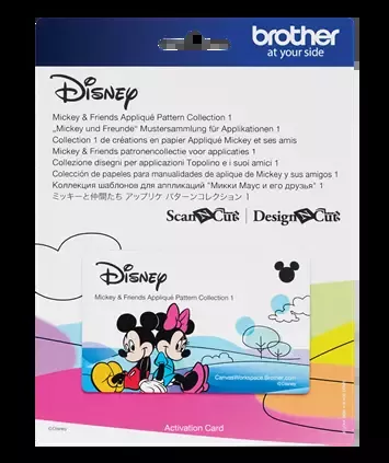 Disney Mickey and Friends Applique Pattern Collection #1, 33 Patterns - CADSNP03