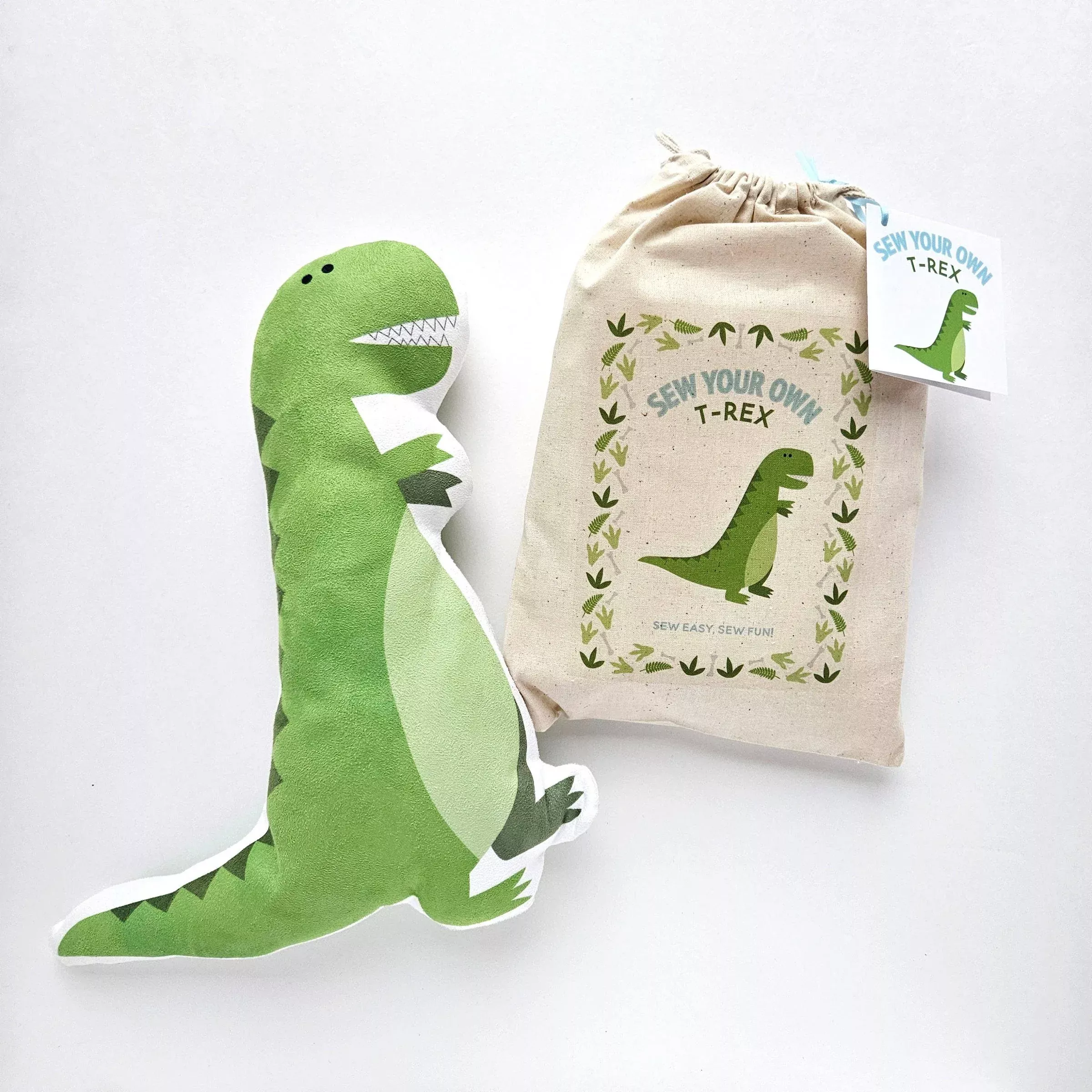 DIY Beginner Dinosaur Sewing Kit