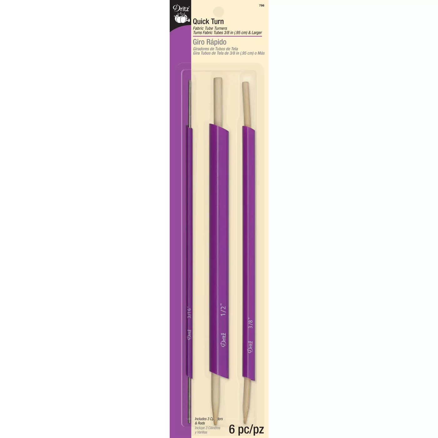 DRITZ: Quick Turn Fabric Tube Turners