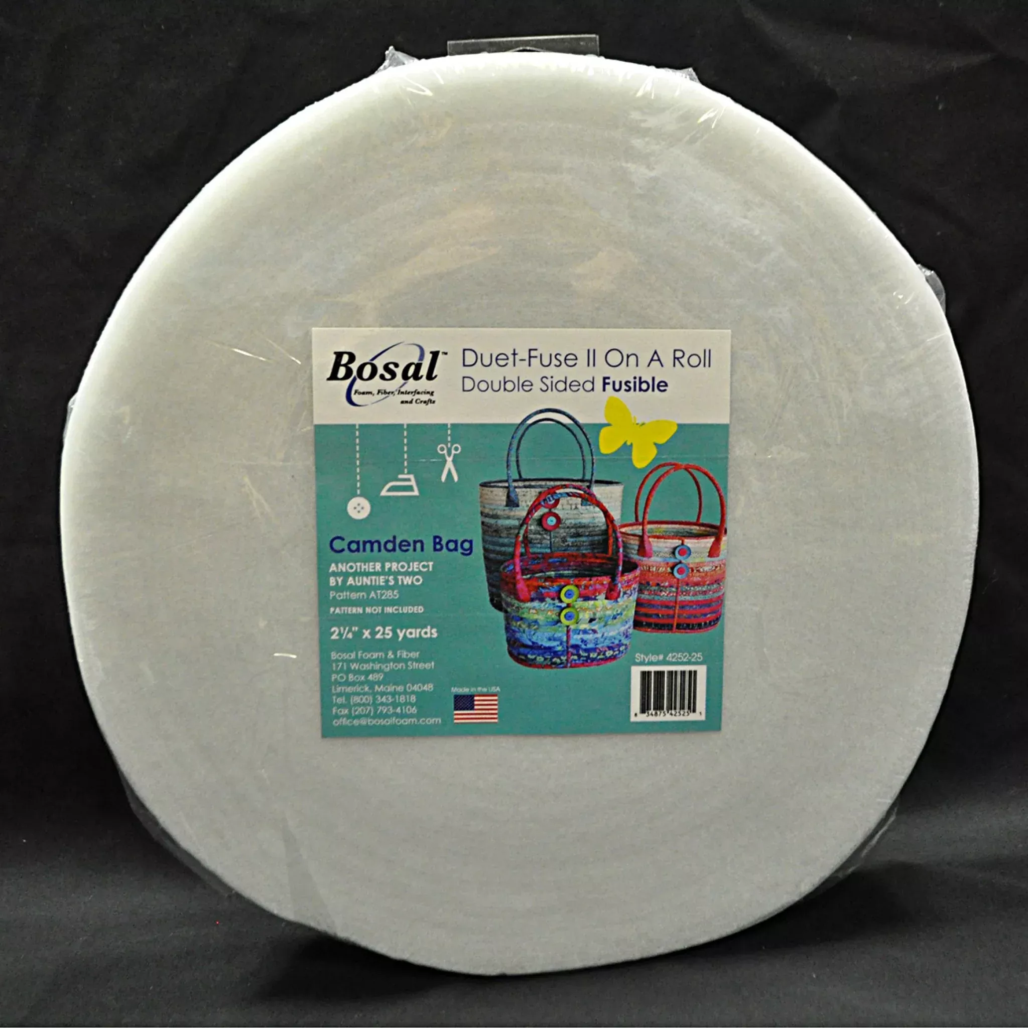 Duet Fuse II Double Sided Fusible Batting Camden Bag Precut byfrom Bosal Foam & Fiber