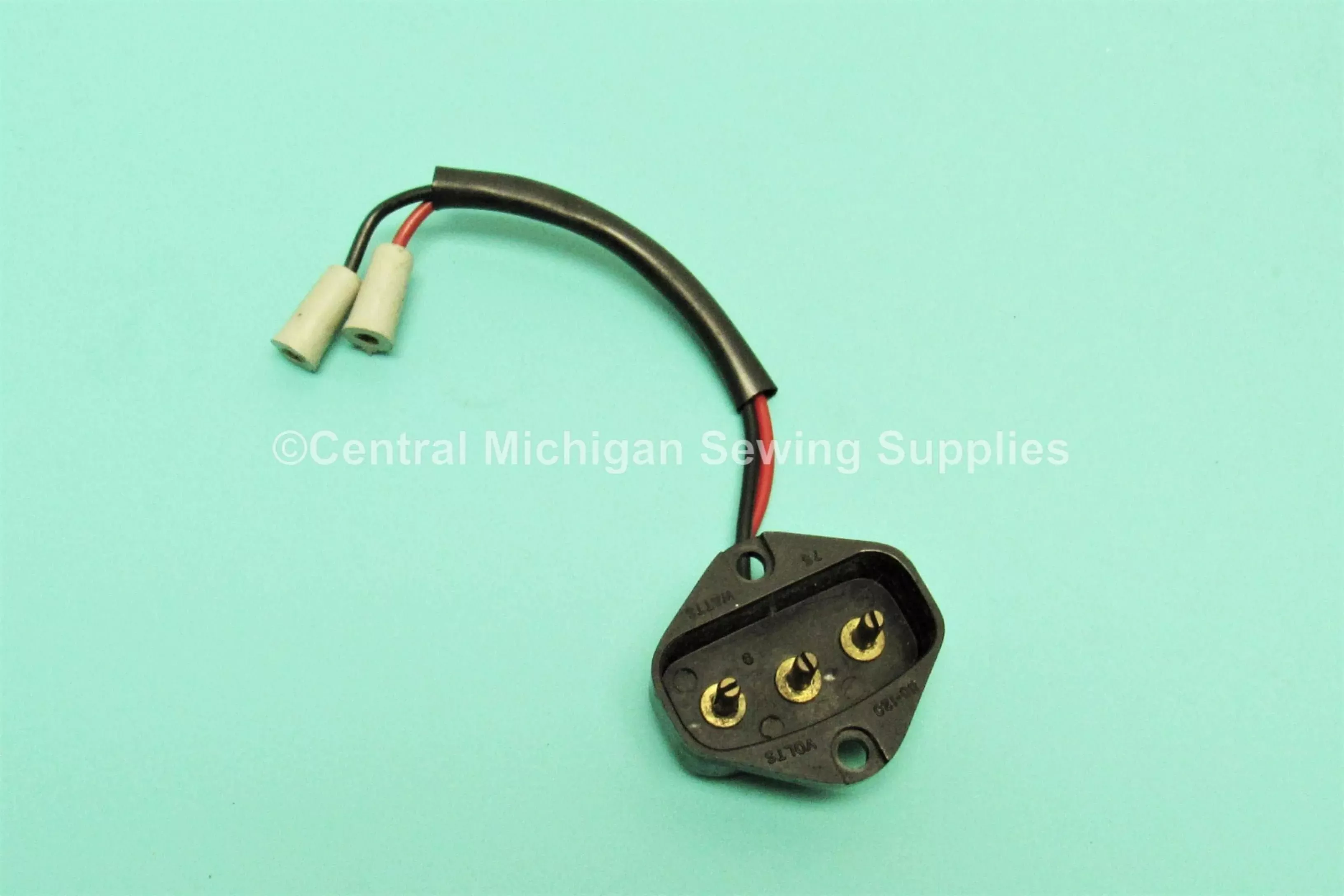 Electrical Plug 3 Pin - Fits Singer Model 301, 301A